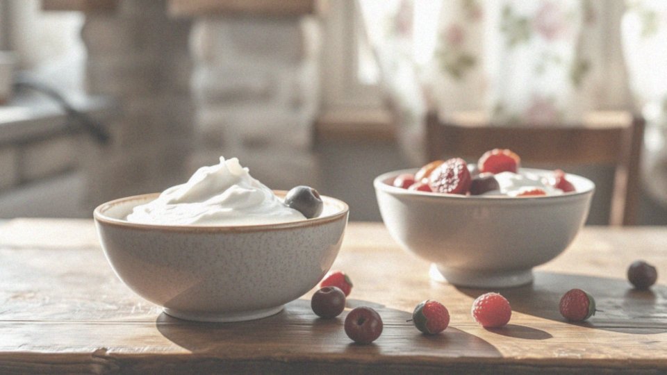 Jakie są różnice między jogurtem naturalnym a jogurtem owocowym?