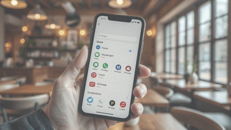 Jak działa opcja Udostępnij w aplikacjach mobilnych?