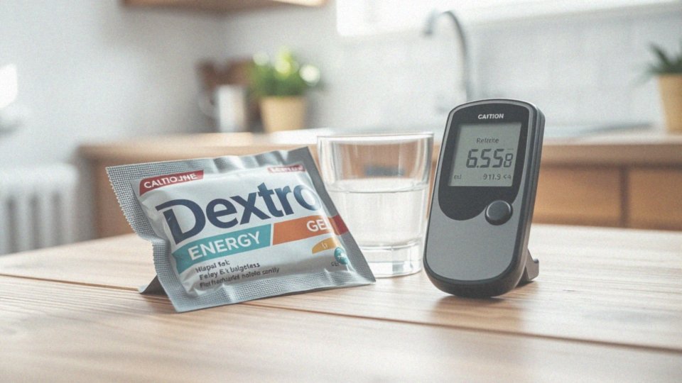 Jakie ryzyko wiąże się z przyjmowaniem dextro energy dla osób z cukrzycą?