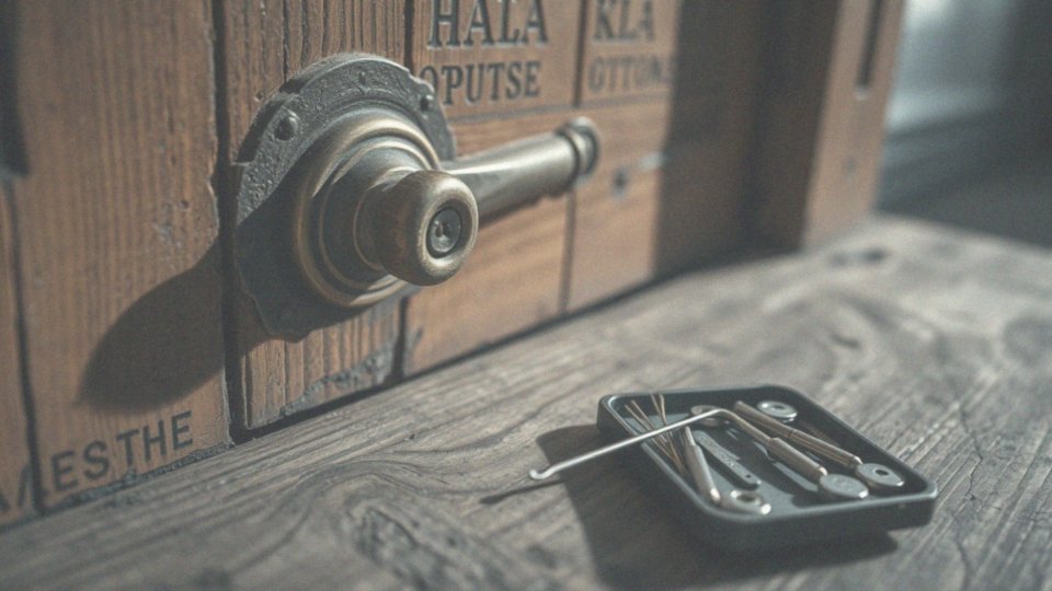 Jak zminimalizować ryzyko uszkodzenia zamka podczas otwierania drzwi?
