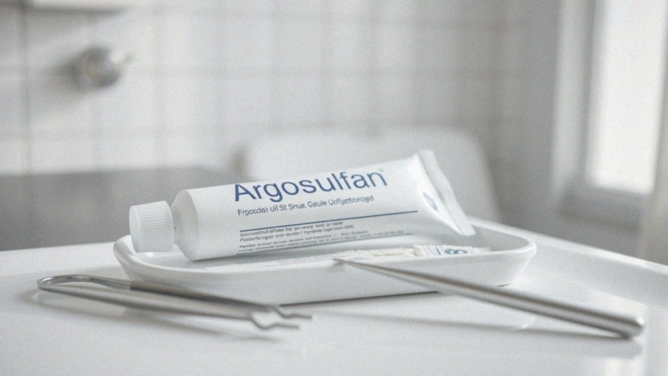 Jak stosować krem na oparzenia - Argosulfan?